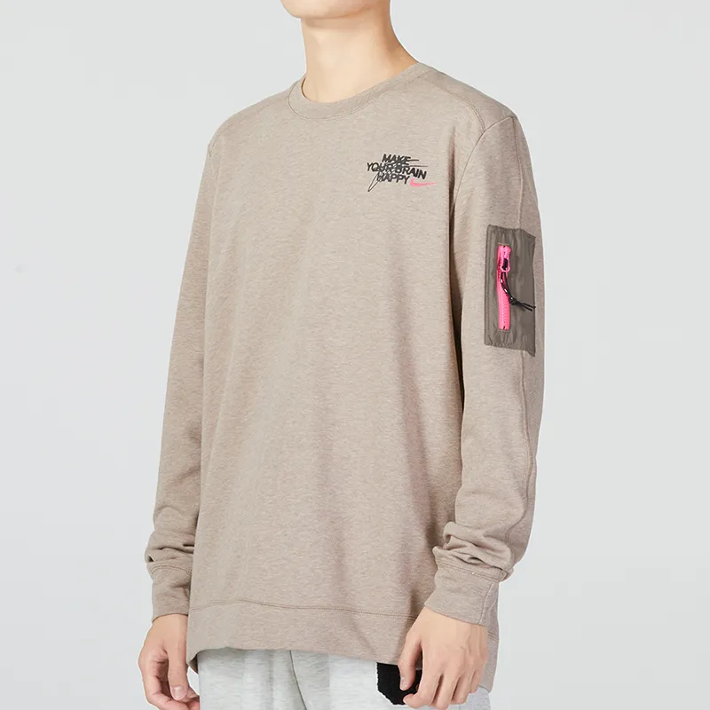 Nike Sweatshirts Men Gray-3