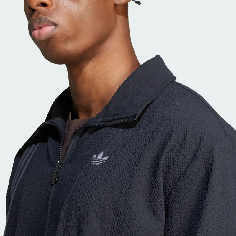 Adidas Fashion Seersucker Firebird Track Top-4