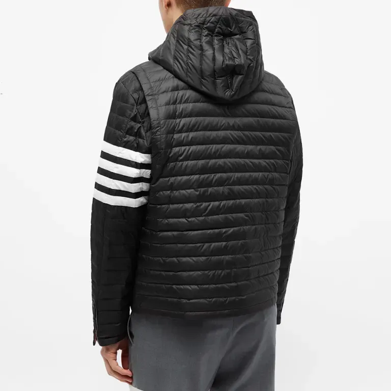 THOM BROWNE Padded Zipped Jacket-3