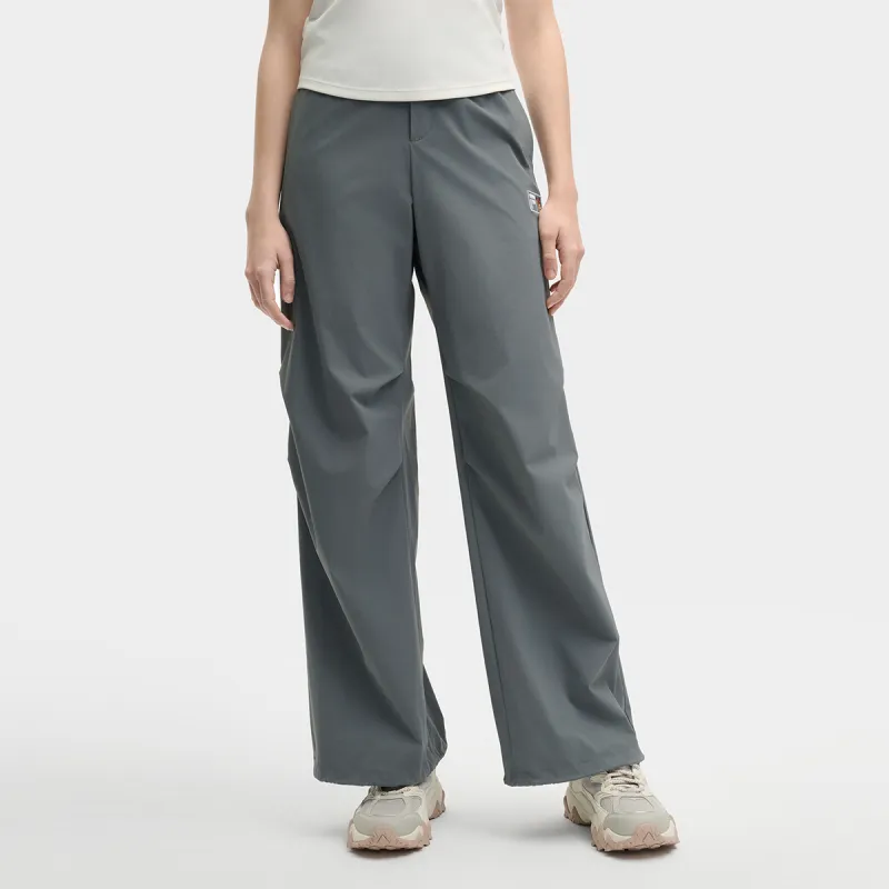 FILA x MAISON KITSUNE ORIGINALE Casual Pants Women's Green Wood Gray DY-4