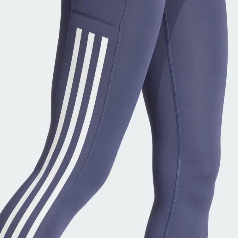 Adidas Free Shipping With AdiClub Optime 3 Stripes Full Length Leggings-5