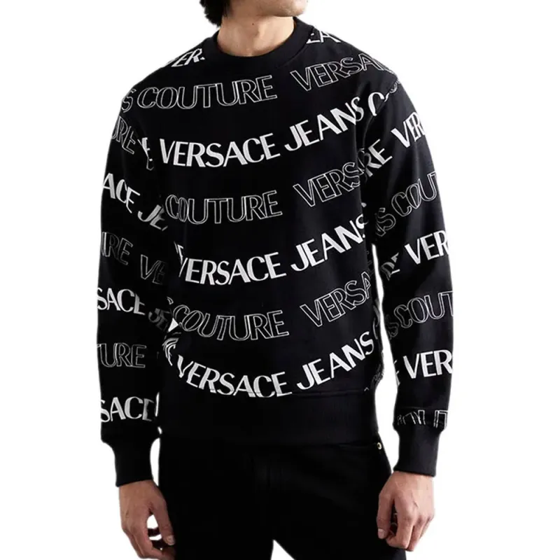 VERSACE JEANS COUTURE SS24 Sweatshirt Men's Black-3