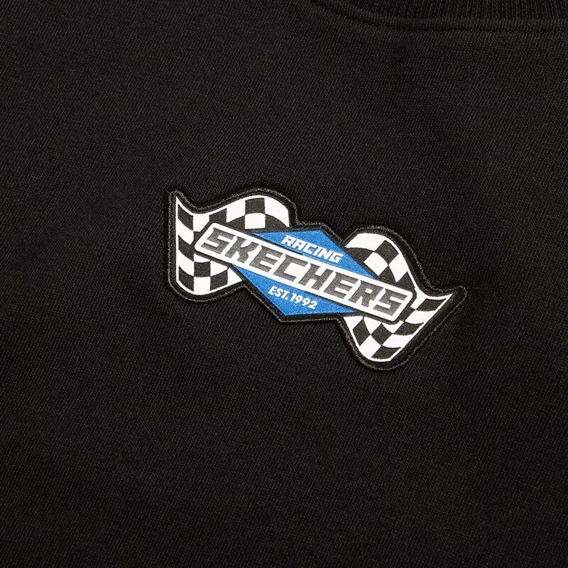 Skechers Drop Shoulder Sleeve T Shirt Women's Carbon Black-4