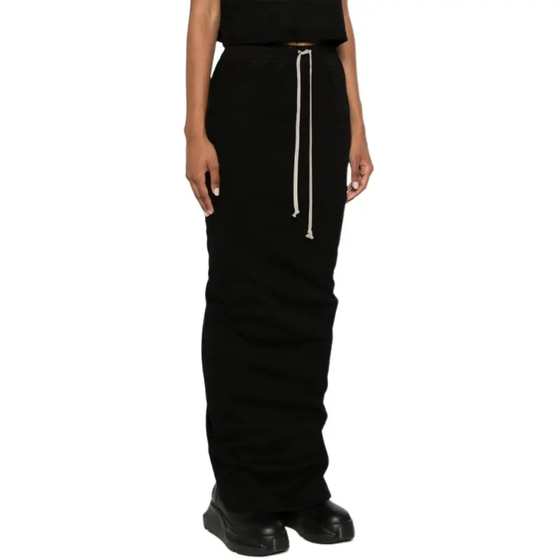 Rick Owens DRKSHDW Pull On Pillar Drawstring Skirt-3