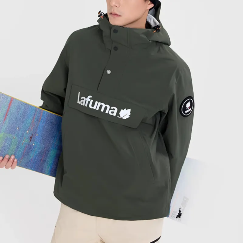 Lafuma x TRICKCOO Waterproof Windbreaker Jacket Unisex Army Green-3