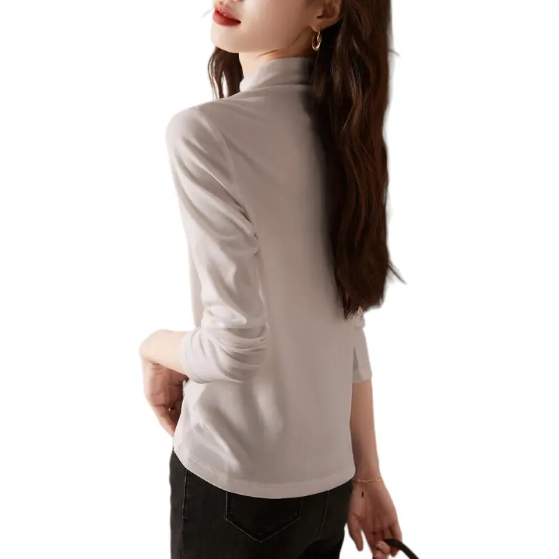 Mo Han Yi Mei Knitwear Women's Apricot-1