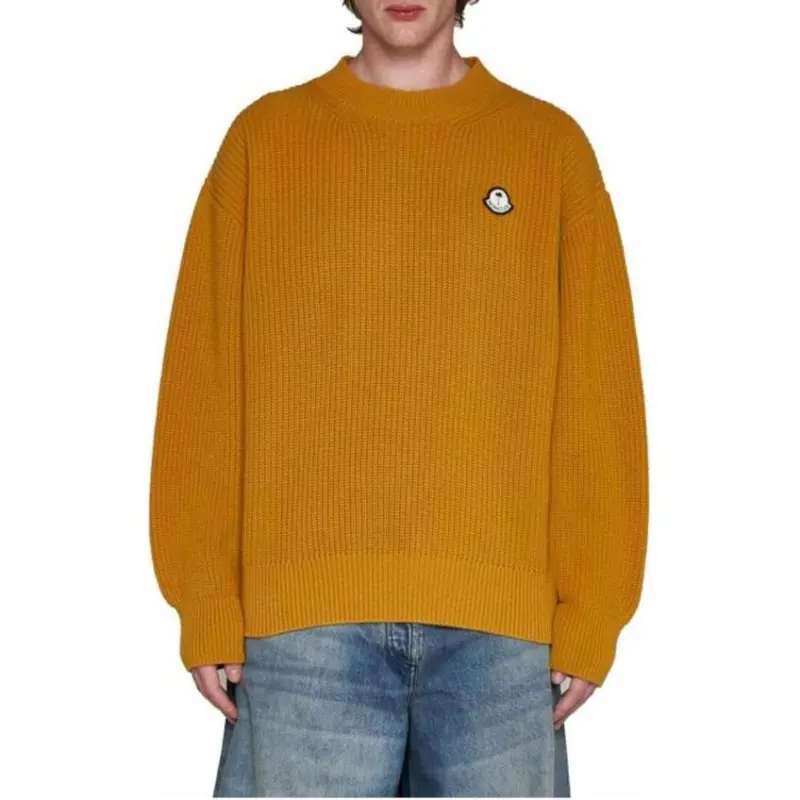 Moncler X Palm Angels Logo Patch Crewneck Jumper-2