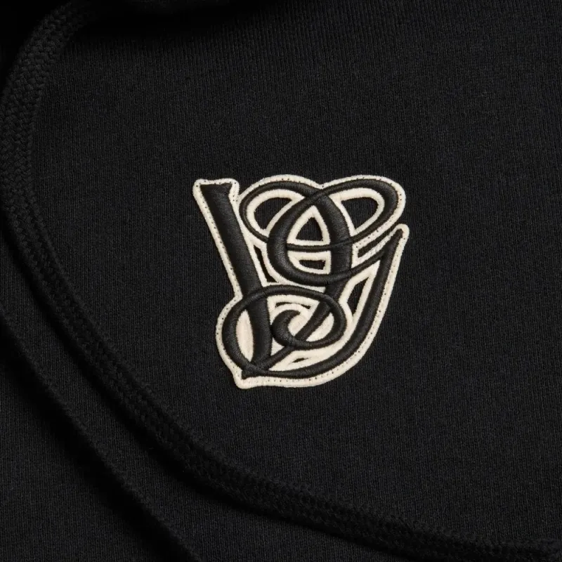 Valentino Logo patch Zip up Hoodie-5