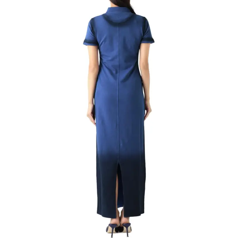 LOEWE Polo Dress 'Greek Blue'-3