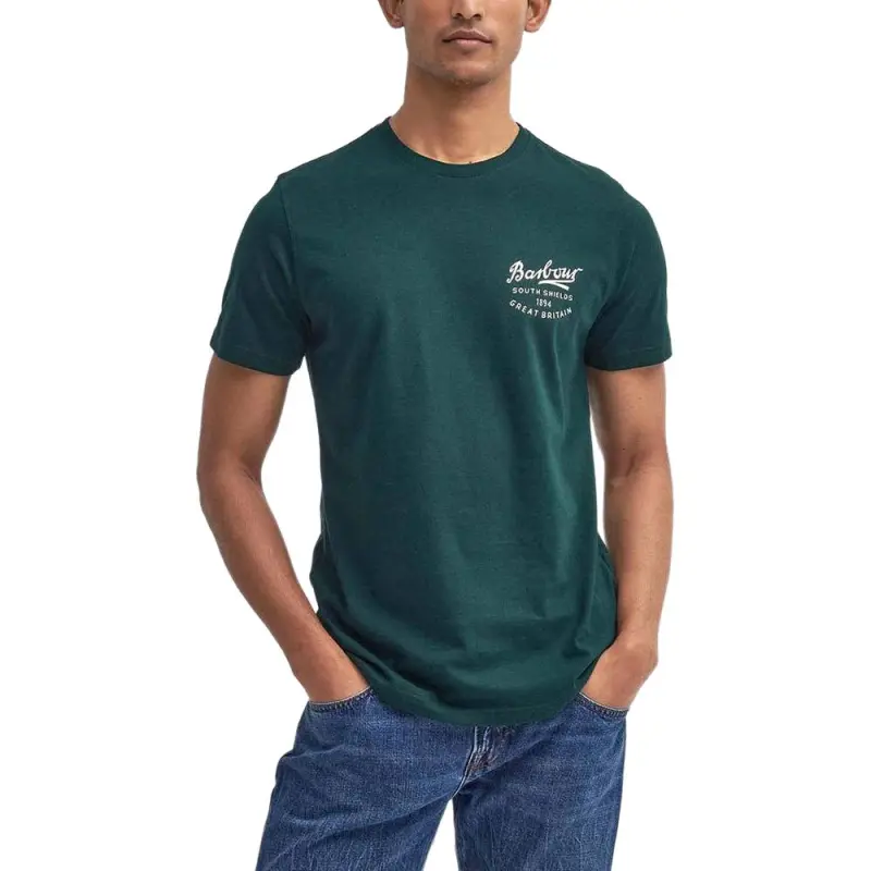 BARBOUR T Shirts Men Green-2