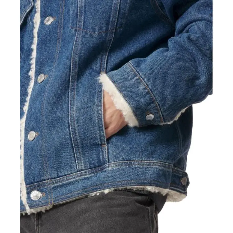 AMIPARIS Trucker Lined Jacket-4