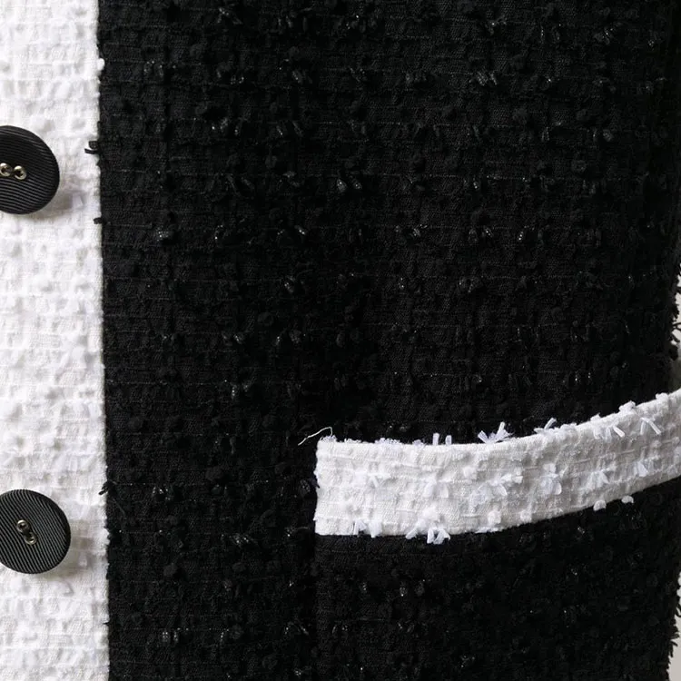 THOM BROWNE Unconstructed Tweed Cardigan Jacket-4