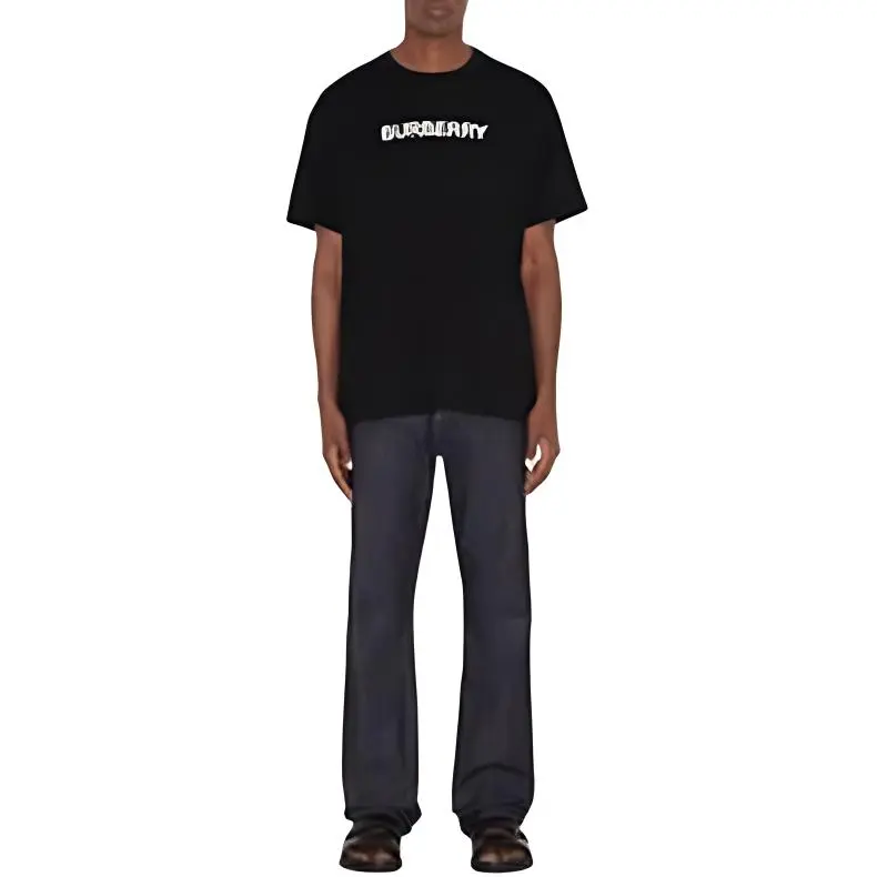 Burberry Logo Printed Crewneck T Shirt-4