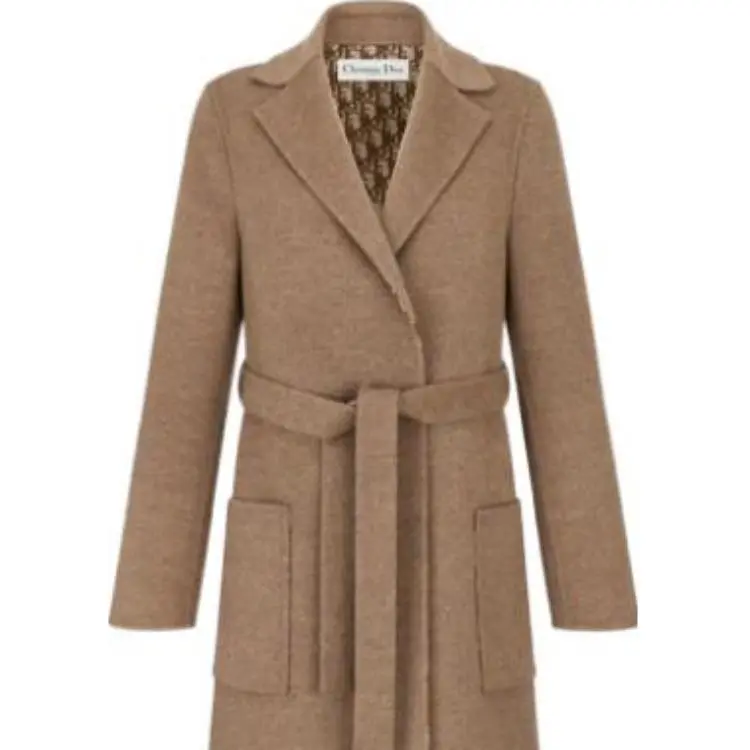 DIOR Coats Women's Brown-2