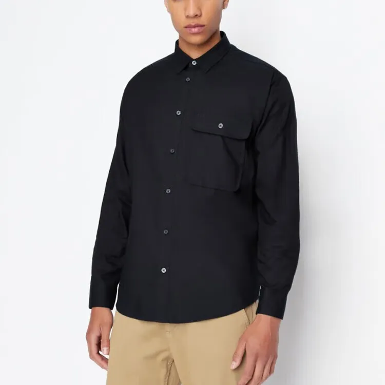 ARMANI EXCHANGE Shirts Men Navy Blue-3