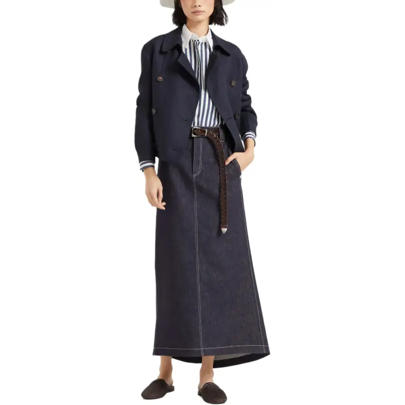 Brunello Cucinelli Denim Skirt-1