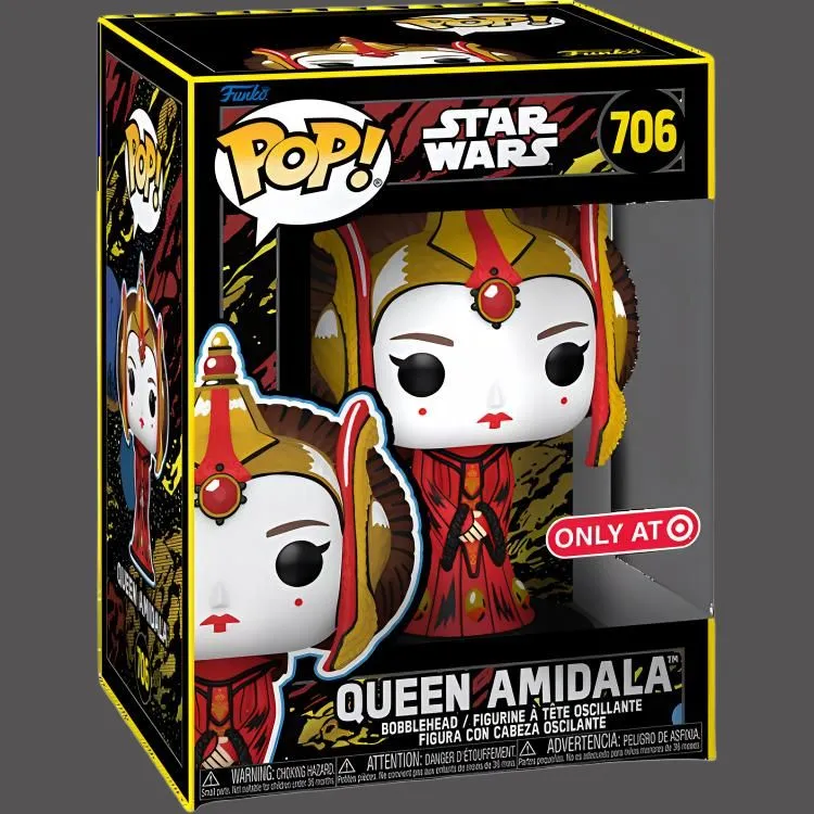 Funko x STAR WARS POP! Star Wars Pop! Amidala Queen Chibi Figures-2