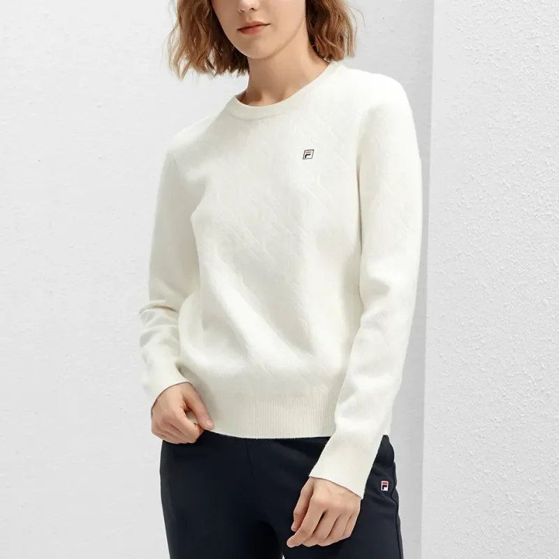 FILA Sweater Women's Steam White-2
