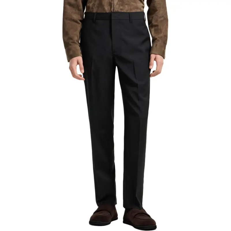 EMPORIO ARMANI Wool Poplin Chinos-2
