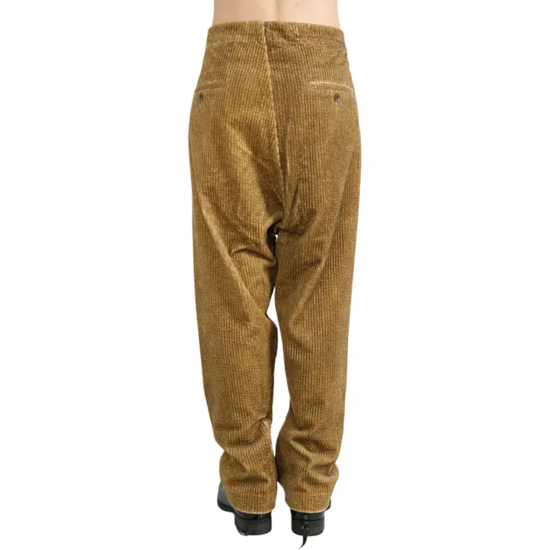 UMA WANG Drawstring Corduroy Trousers-4
