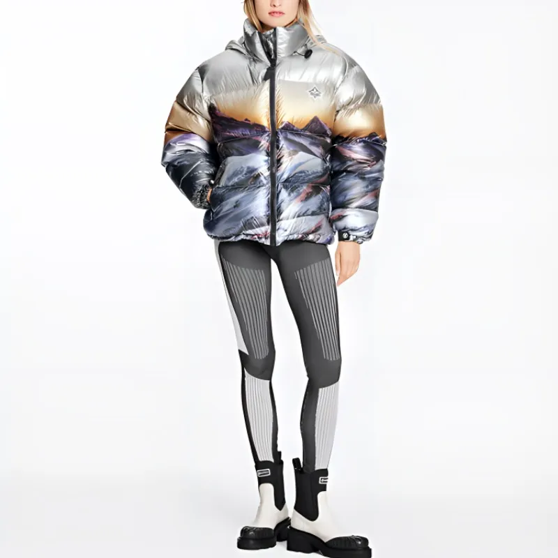 LOUIS VUITTON SS22 Down Jacket Women's Gray-1