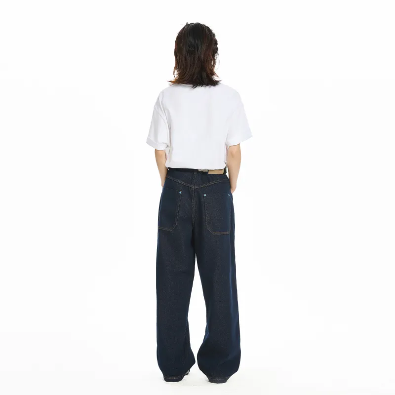 PMET Jeans Unisex Navy Blue-6