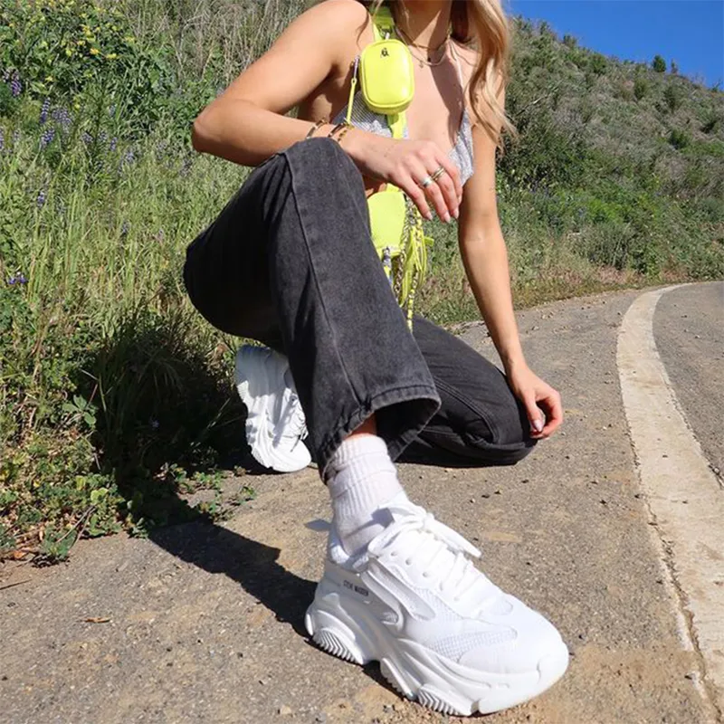 STEVE MADDEN Possession Slip-Resistant Height Increasing Low-Top Chunky Sneakers Women's-2