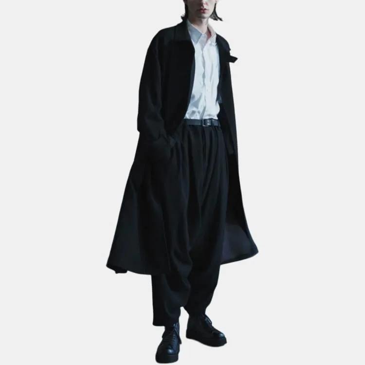 Yohji Yamamoto Pour Homme FW24 Coats Men's Black-2