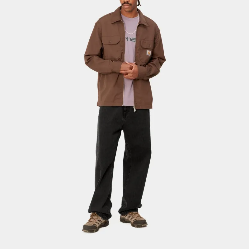 Carhartt WIP Logo Patch Wide Leg Jeans-2