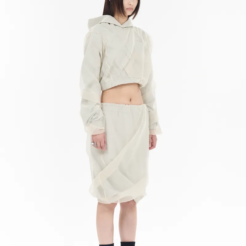 WE11DONE Cropped Hoodie-4