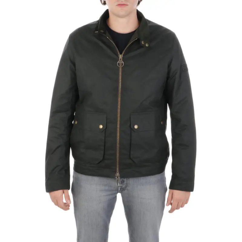 BARBOUR International Lutlaw Harrington High Neck Jacket-2