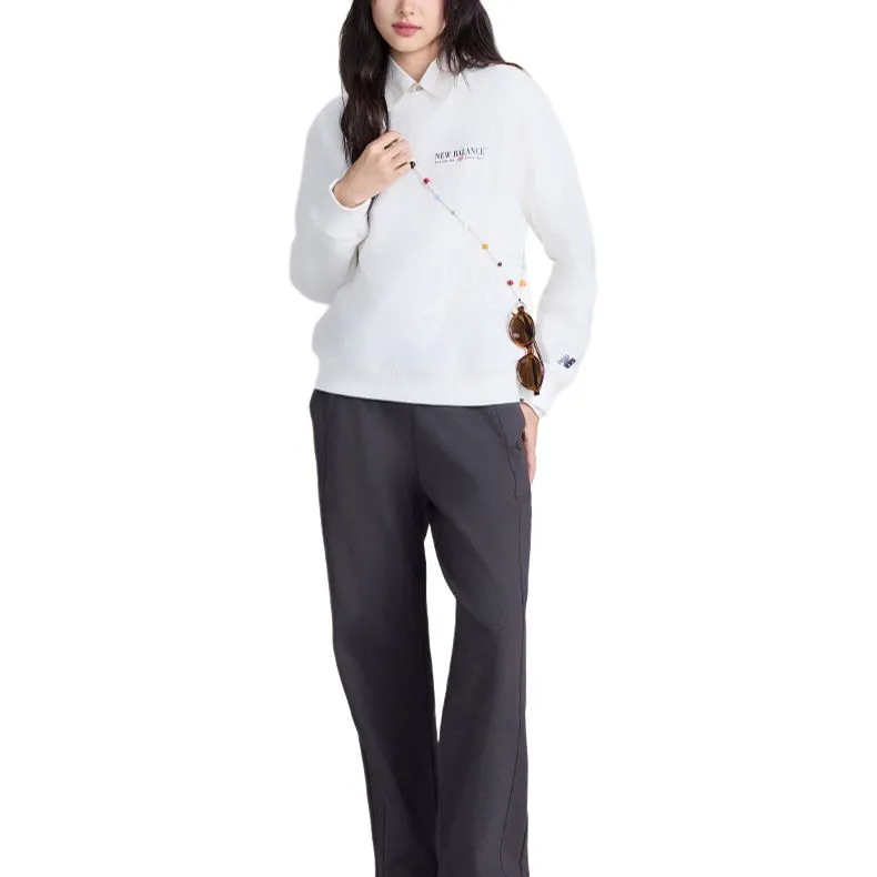 New Balance Sweatshirt Women's Sea Salt White-5