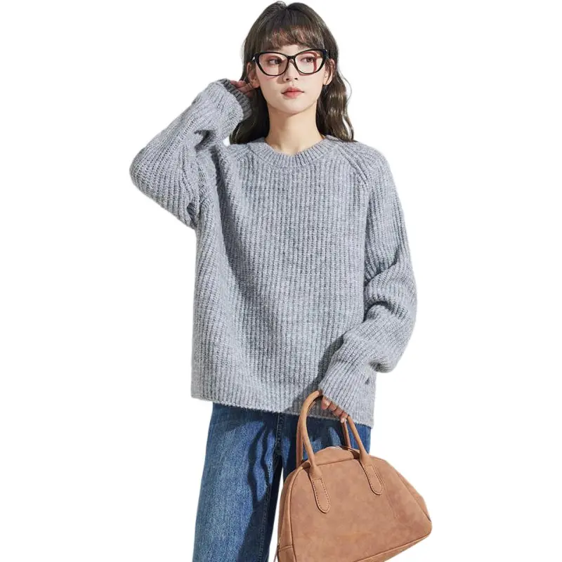 Tonlion Sweater Women's Light Heather Gray-1