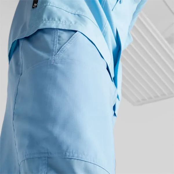 PUMA SS23 Downtown Casual Shorts Men Light Blue-5