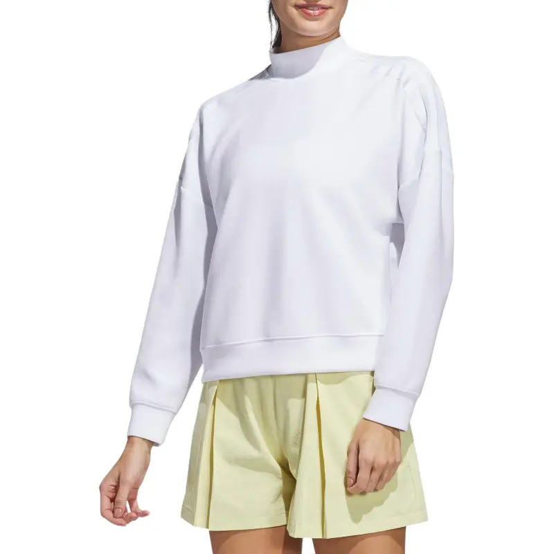 Adidas Free Shipping With AdiClub Beyond Spacer Mock Layer Sweatshirt-1