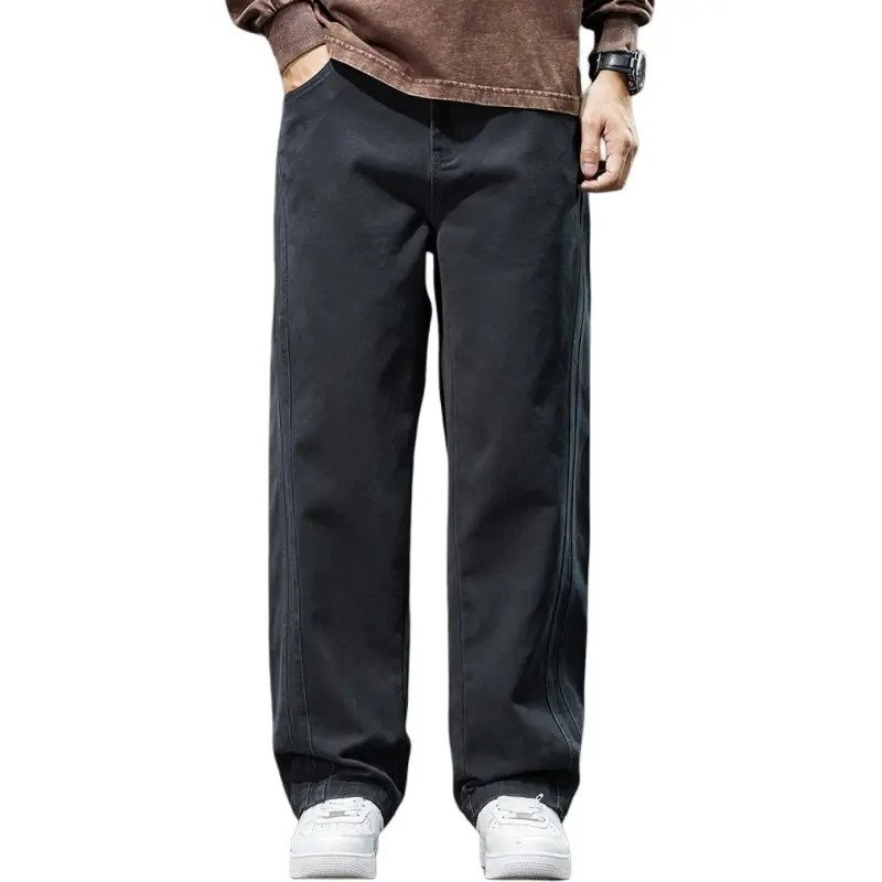 Jeep Casual Pants Unisex Navy Blue-2