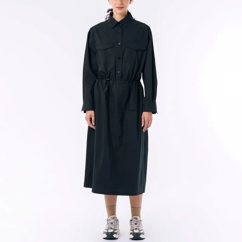 LACOSTE Long Sleeved Dresses Women's Black-2