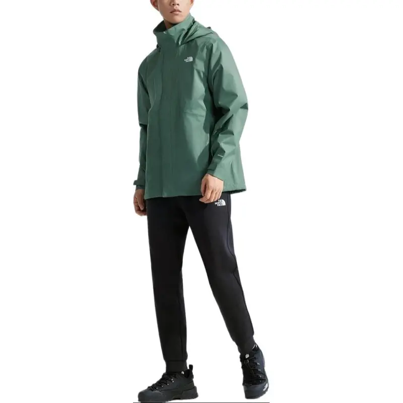 THE NORTH FACE City Outdoor Collection Water Resistant Windproof Wear Resistant Windbreaker Jacket Unisex Duck Green-3