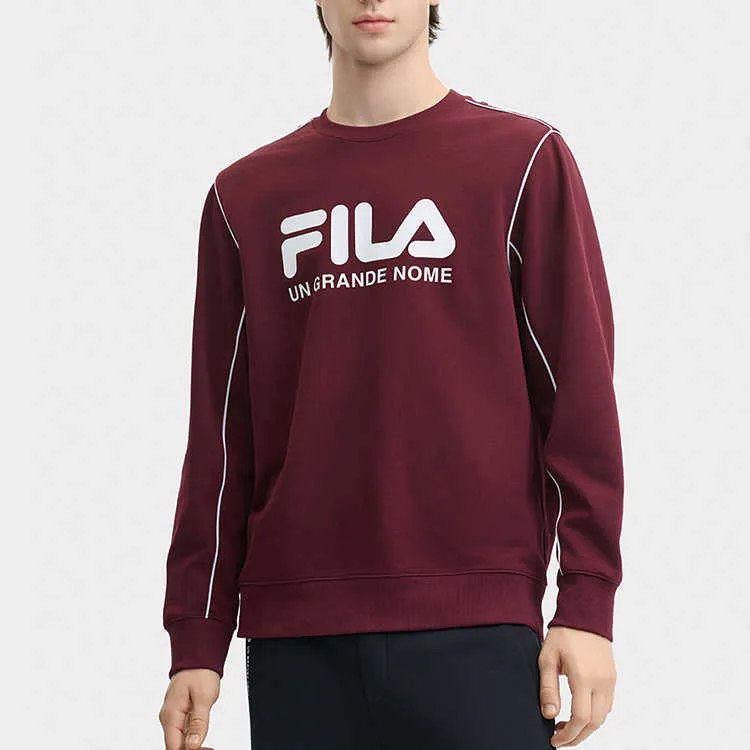 FILA ORIGINALE Sweatshirt Men's Tree Port Burgundy-2