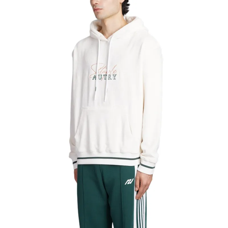 AUTRY X Jeff Staples Logo Embroidered Drawstring Hoodie-5