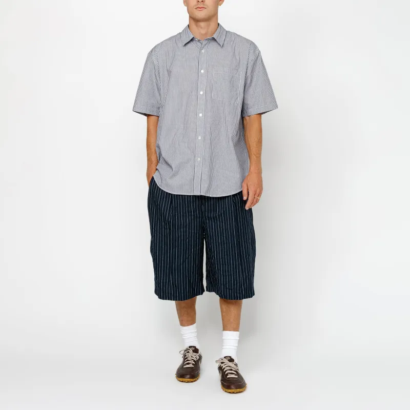 Stussy Boxy S/S Stripe 8 Ball Shirt-2