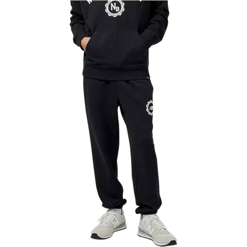 New Balance Sport Seasonal Knitted Sports Pants Men's Black-2
