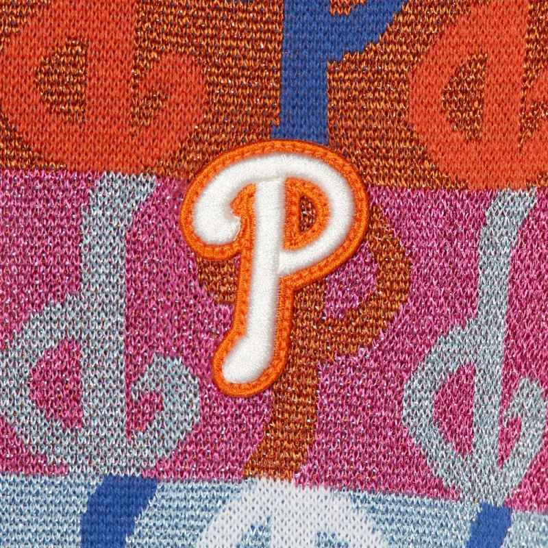 MLB Philadelphia Philadelphia Team Knitwear Women's Red-2