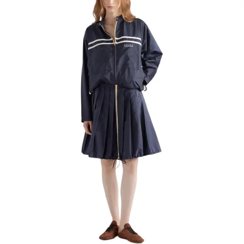 PRADA Re Nylon Pleated Mini Skirt-1
