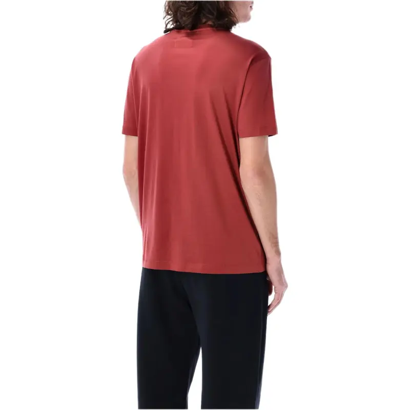 EMPORIO ARMANI T Shirt Men's Umber Red-1