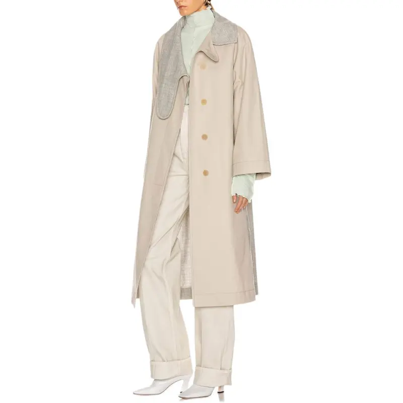LOEWE Trench Coats Women's Beige-3