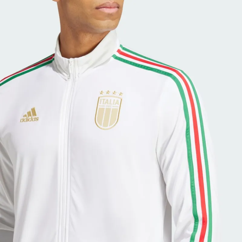 Adidas Italy Dna Track Top Jackets Coats Men's White-4