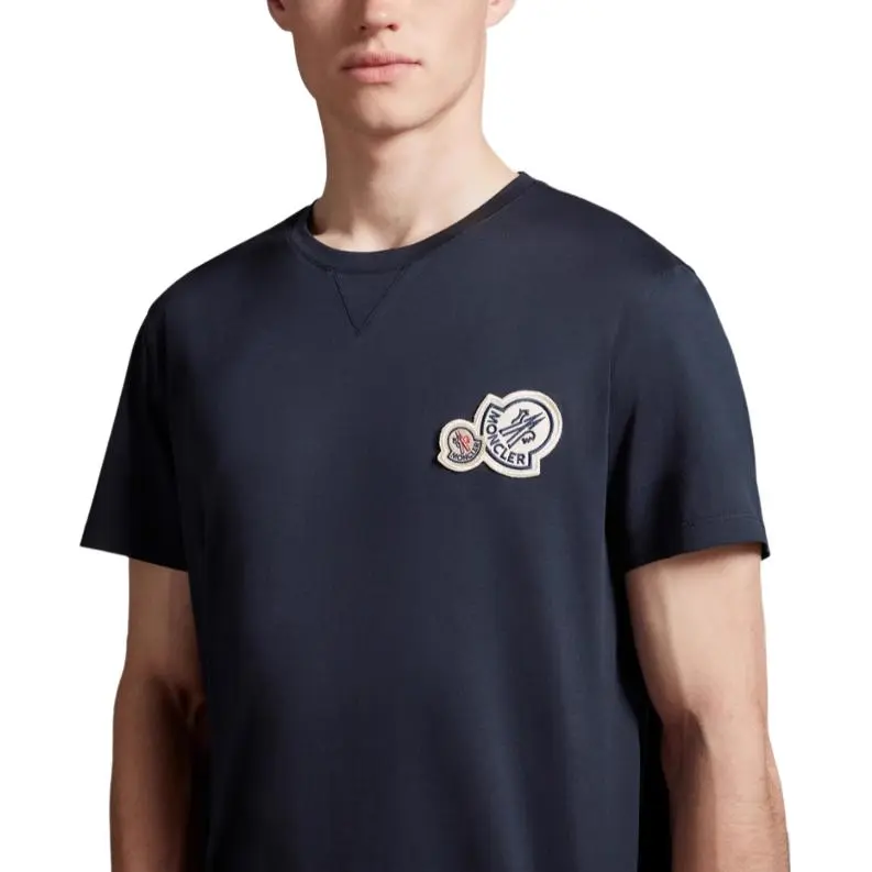 Moncler SS24 T Shirt Men's Dark Blue-4
