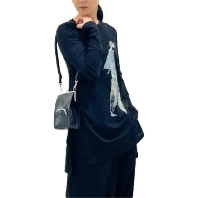 Yohji Yamamoto Printed Long Sleeved Top-2