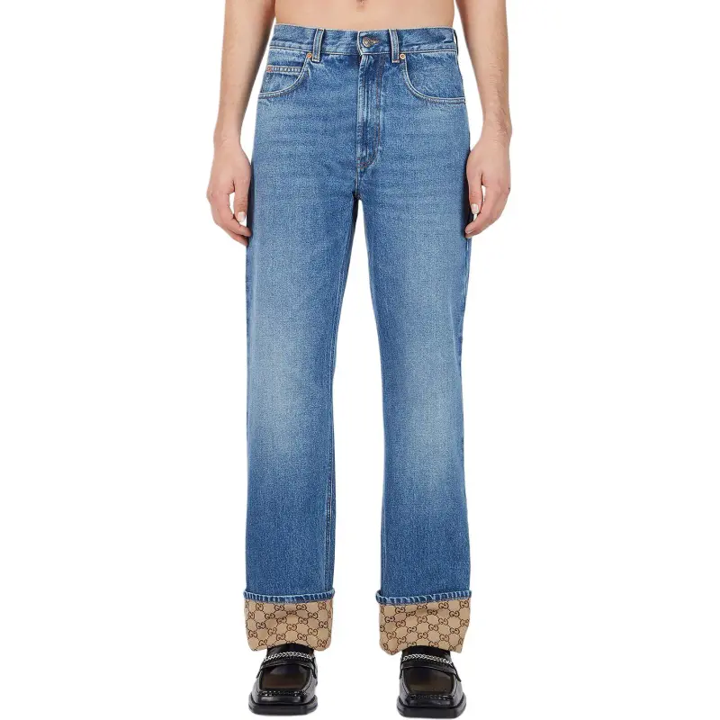 GUCCI Jeans Men Royal Blue-2